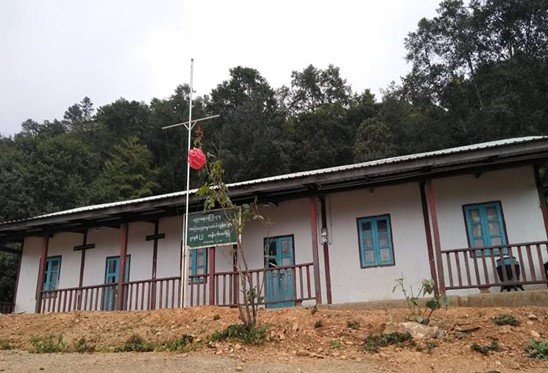 ကျောင်းဖွင့်လှစ်နိုင်ခြင်းမရှိသော ကန်ပက်လက်မြို့နယ်ရှိ မူလွန်ကျောင်း (၁) ကျောင်းပုံ