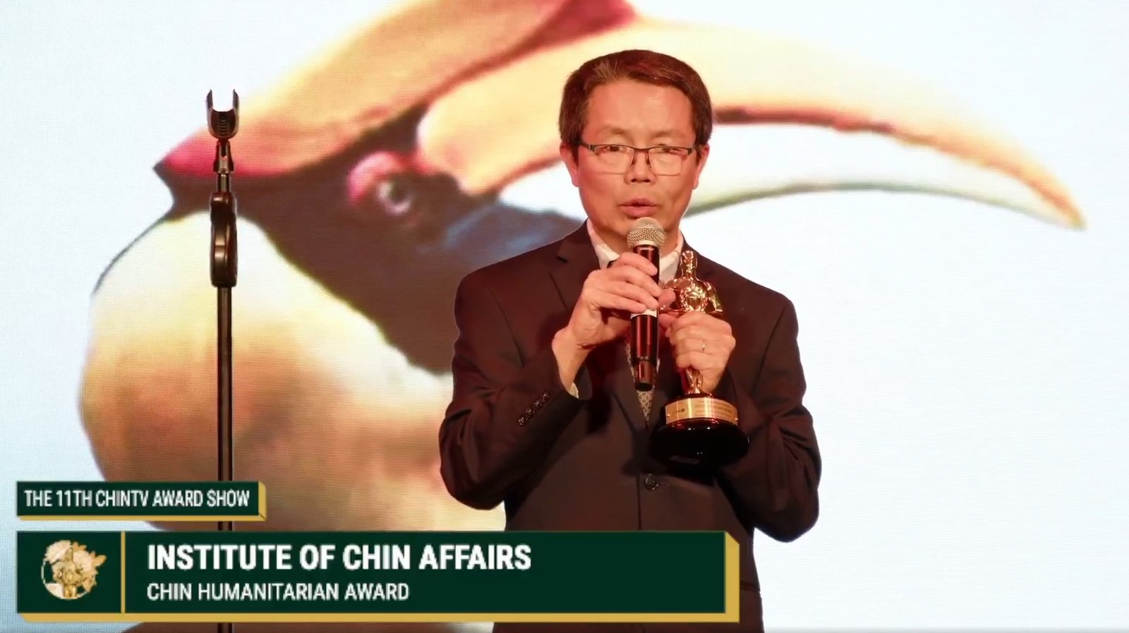 Chin Humanitarian Award acceptance speeth